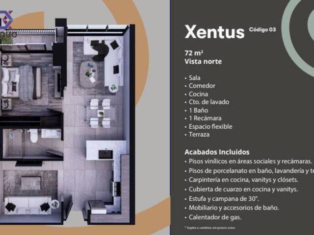 #EB-NK6108 - Departamento para Venta en Tijuana - BC